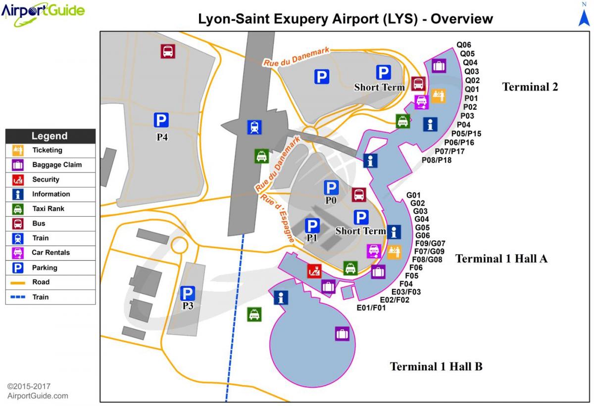 Lyon ufaransa airport ramani